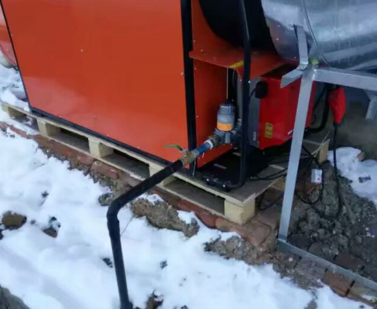 燃氣暖風機現場