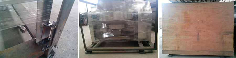 Vertical hot drawn vacuum sealing macine