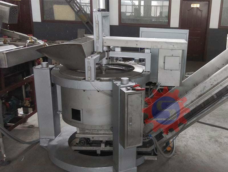 fried food production line deoiling machine