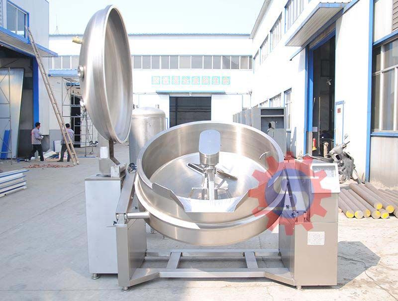 Electric vacuum jacketed kettle
